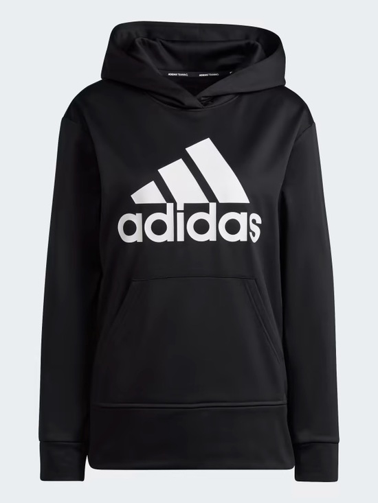 adidas Tops - adidas AEROREADY Big Logo Hoodie Black / White - Size XS